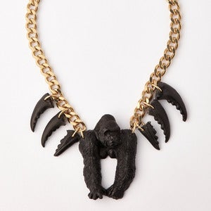 Image of Black Gorilla necklace 