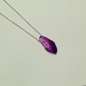 Image of The 'Luna' Purple Agate Slab Necklace