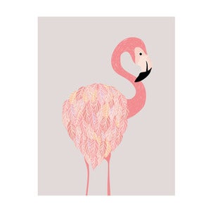 Image of Cheeky Flamingo Art Print