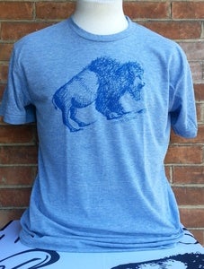 Image of INK BUFFALO - Sky Blue Track Shirt