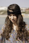 Image of Lace Hair Turban Headband Turband Headband- WHITE, CREAM OR BLACK