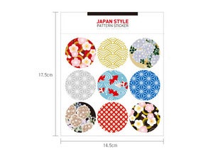 Image of Traditional Japanese Pattern Stickers