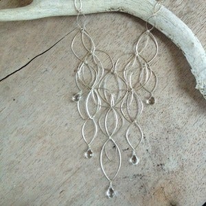 Image of Sterling Silver Deco Bib