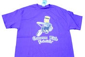 Image of Bart Simpson Cholo style! (purple tee)