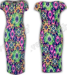 Image of AZTEC GREEN SPLASH DRESS
