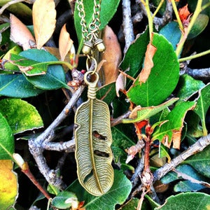 Image of Pan's Feather Necklace 
