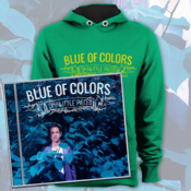Image of Blue of Colors<br>'Small Little Pieces'<br>CD & Hoodie (Kelly Green)