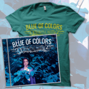 Image of Blue of Colors<br>'Small Little Pieces'<br>CD & T-Shirt (Tri-Evergreen)