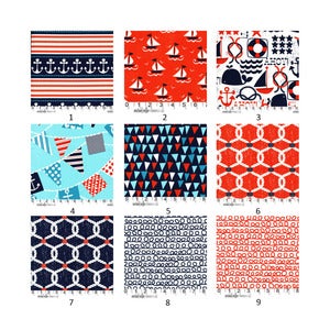 Image of Custom Ahoy Matey 2 Piece Crib Set