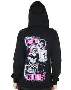 Image of Love kills, Too fast girls hoodie