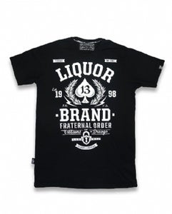 Image of Liquor brand mens tee