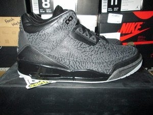 Image of Air Jordan III (3) Retro "Black Flips"  