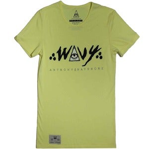 Image of Yellow Wavy Tee