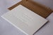 Image of Blind debossed (inkless) Save the Date Cards