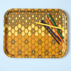 Image of Limited Edition Vintage Yellow Heals Fabric Tray 