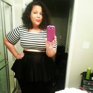 Image of Striped Crop Top