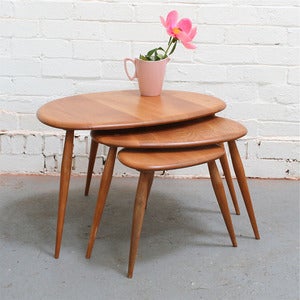 Image of Vintage Ercol Pebble Tables - SOLD