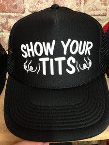 Image of Vintage Trucker hat Show Your TIts!