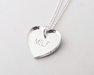 Image of MILF Necklace - Silver