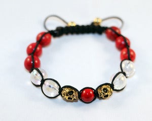 Image of Skull Red Howlite Ver. 2