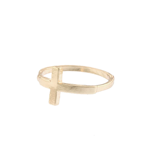 Image of Side Cross Midi Ring