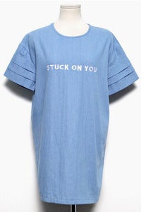 Image of Haloumi denim tunic dress by Lunch Break
