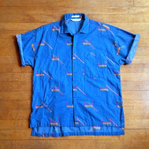 80's Print Short Sleeve Shirt