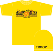Image of 2013 Circle X Ranch FLSR LAAC - Tee Shirt - with Troop # Sleeve Print