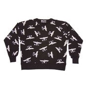 Image of BOY LONDON | Black/White Women's BOY Repeat Sweater