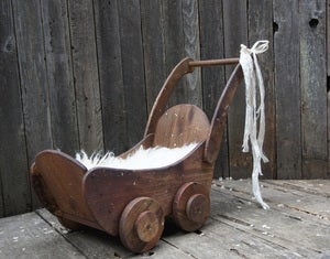 Image of Hand made, gently distressed Photo Prop Carriage