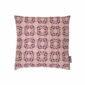 Image of Hand-illustrated Cushion | Rose Florimetric - Powder Puff...