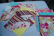 Image of Bright baby quilt WIP