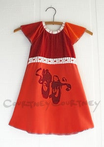 Image of COURTNEYCOURTNEY 5T enpointe/red/orange/trim/tunic