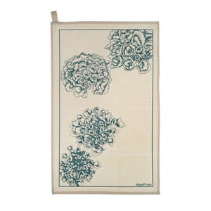 Image of Tea-towel | Hyndrangea: Duck Egg Blue