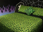 Image of Hells Blankets 'Acid Leopard' Quilt Set