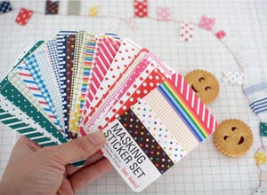Image of Basic Masking Sticker Set (27 Patterns) 