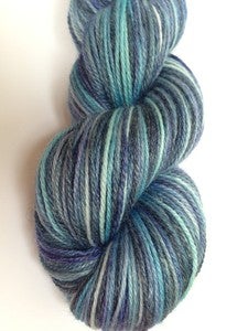 Image of "Nighty night, Princess" MLP Luna inspired self striping yarn - Bamboo blend - 440yds