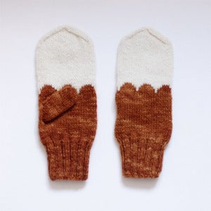 Image of Granliden MIttens: Lichen/Golden Brown