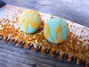 Image of Lily Lace Button Earring Collection 2