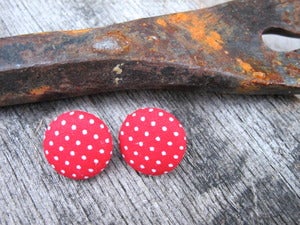 Image of Polka Dot Button Earring Collection 1