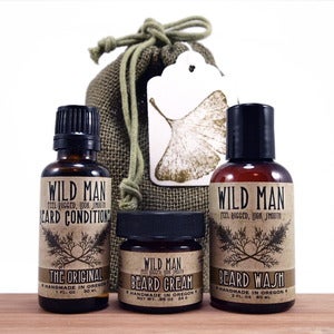 Image of Wild Man Beard Gift Set - Beard Cream