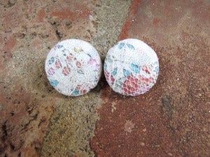 Image of Lily Lace Button Earring Collection 1