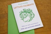 Image of Lettuce Celebrate - Birthday Card