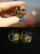 Image of 1" Golden Colorful Gem Plugs!