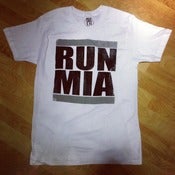 Image of Mens "WHITE HOT" RUN MIA Tee
