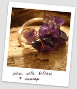 Image of Amethyst Chip Ring