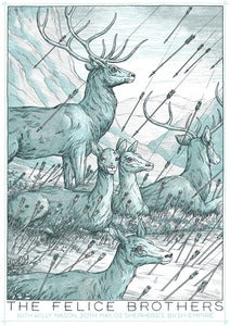 Image of The Felice Brothers Poster - Shepherd's Bush Empire