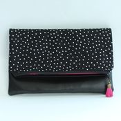 Image of foldover clutch - date night 
