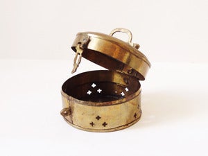Image of Vintage Brass Cricket Box