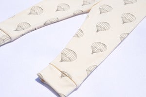 Image of organic cotton hot air balloon leggings- (limited edition) 